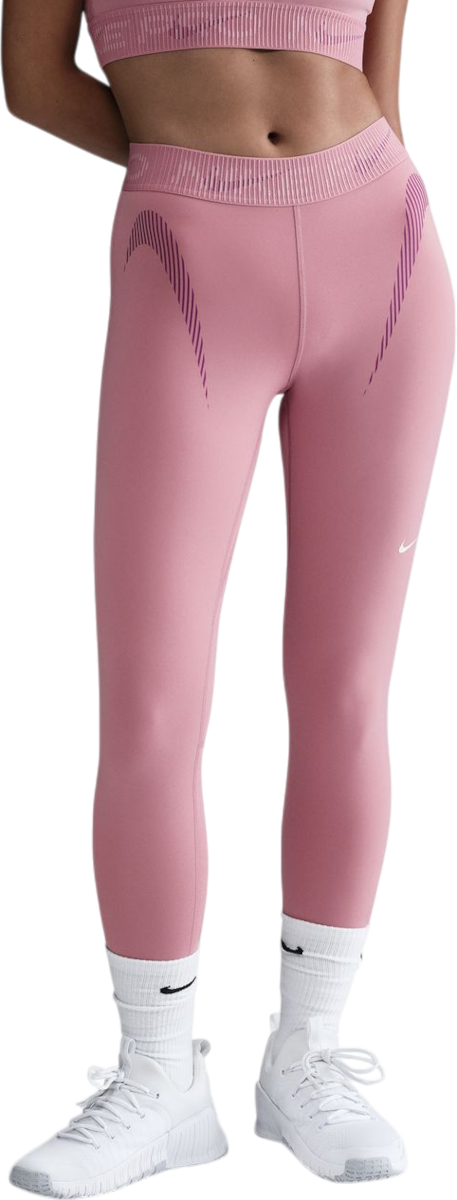 Клинове Nike Pro Mid Graphic 7/8 Leggings Розово | hj1219-699, 0