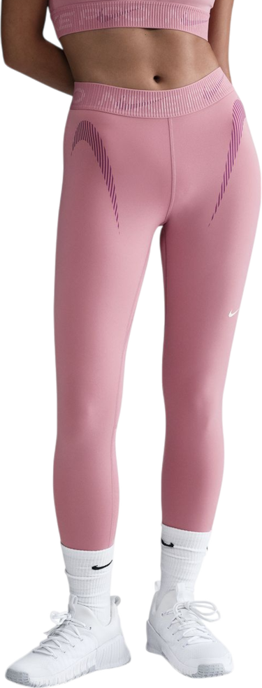Клинове Nike Pro Mid Graphic 7/8 Leggings Розово | hj1219-699, 0
