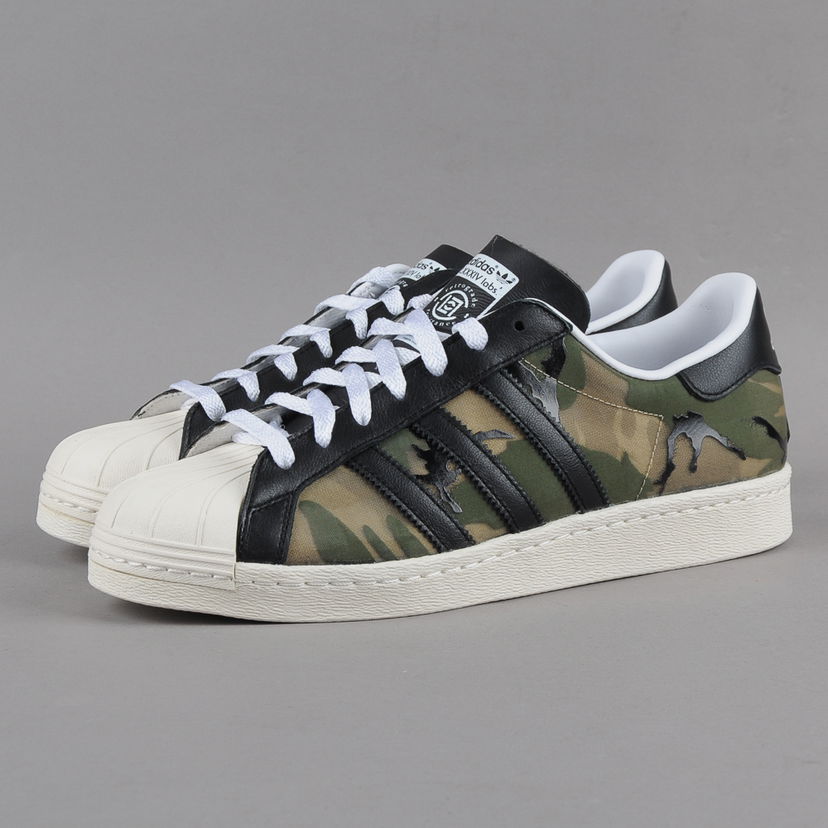 Кецове и обувки adidas Originals CLOT x Superstar 80s / 84 Lab Зелено | b26093