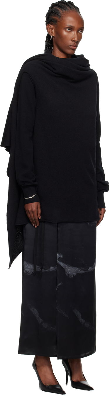 Пуловер Ann Demeulemeester Ann Demeulemeester Nadine Turtleneck Sweater Черно | 2520-W-KN24-KN073-099, 1