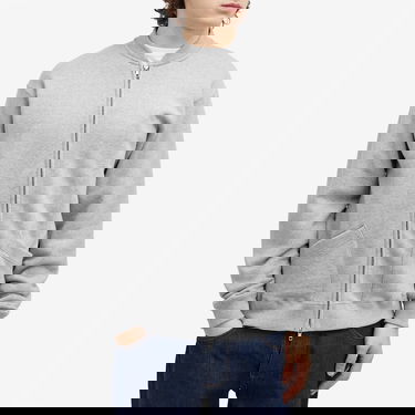 Пуловер BEAMS Beams Plus Jersey Zip Bomber Jacket Сиво | 3813-0193-048-15, 2