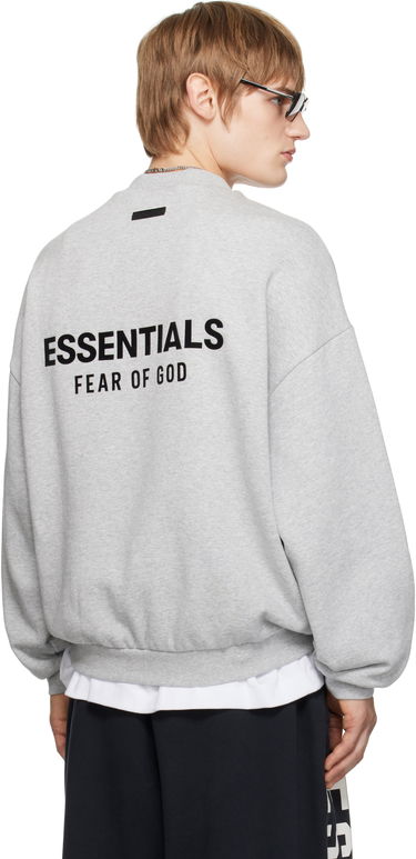 Пуловер Fear of God Fear of God ESSENTIALS Fleece Crewneck Sweatshirt Сиво | 192HO246268F, 2
