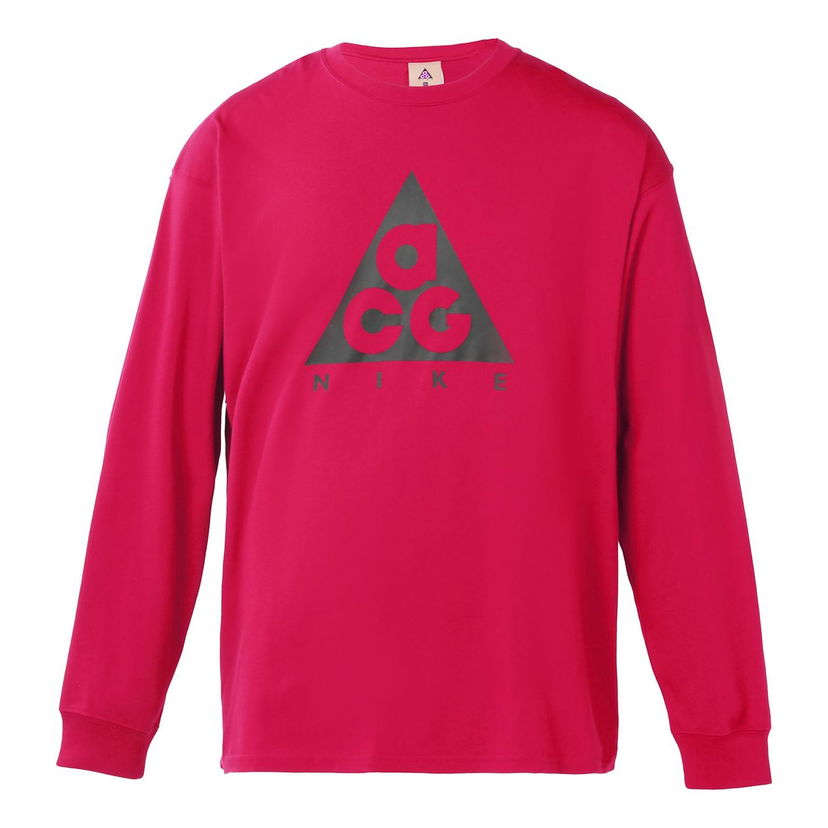 Тениска Nike ACG ACG Logo Long Sleeve T-Shirt Червено | BQ7203-620