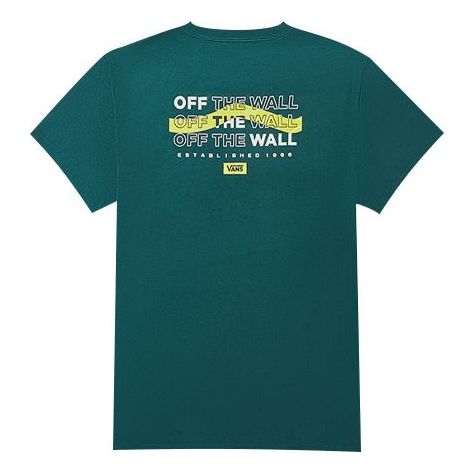 Тениска Vans Vans Casual Short Sleeve T-Shirt Зелено | VN0A4BRPTTZ