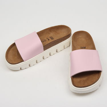 Кецове и обувки Birkenstock Cora Chunky Birko-Flor Розово | 1013186, 2