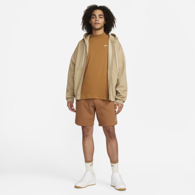 Тениска Nike SOLO SWSH SS KNIT TOP Кафяво | CV0559-270, 1
