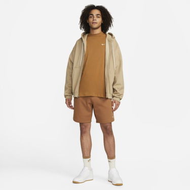 Тениска Nike SOLO SWSH SS KNIT TOP Кафяво | CV0559-270, 1