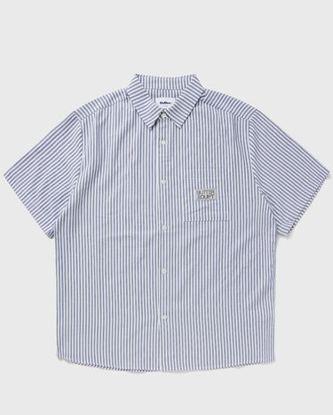 Риза Butter Goods Hickory Striped Short Sleeve Shirt Синьо | P20447, 0