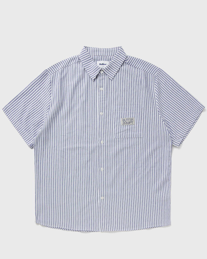 Риза Butter Goods Hickory Striped Short Sleeve Shirt Синьо | P20447