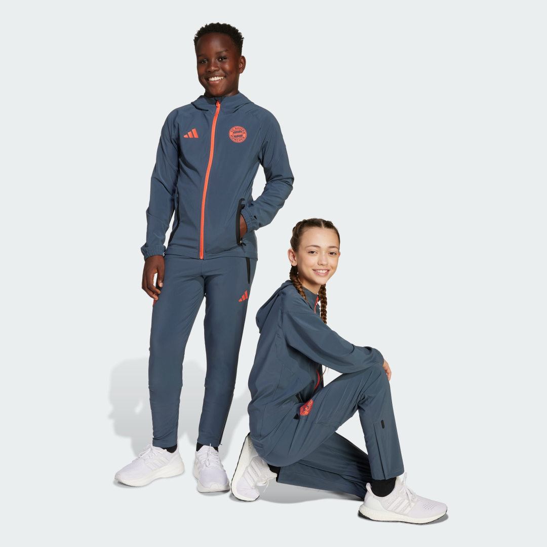 Комплект adidas Performance FC Bayern Tiro 25 Competition Vis Tech Travel Tracksuit Kids Сиво | JV5346, 0