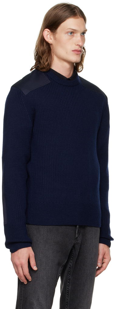Пуловер rag & bone Rag & Bone Dexter Mixed Media Sweater Тъмно синьо | MBS22F017BW17, 1