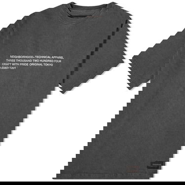Тениска Neighborhood Pigment Dyed T-Shirt Сиво | 232UNNH-CSM02-BK, 0