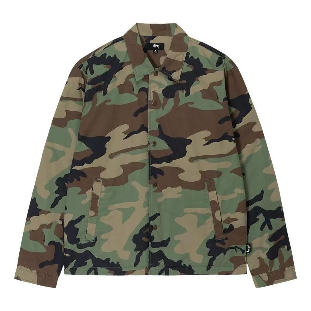 Ветровка Stüssy Stussy Camo Coach Shirt Зелено | 1110279-CAMO, 0