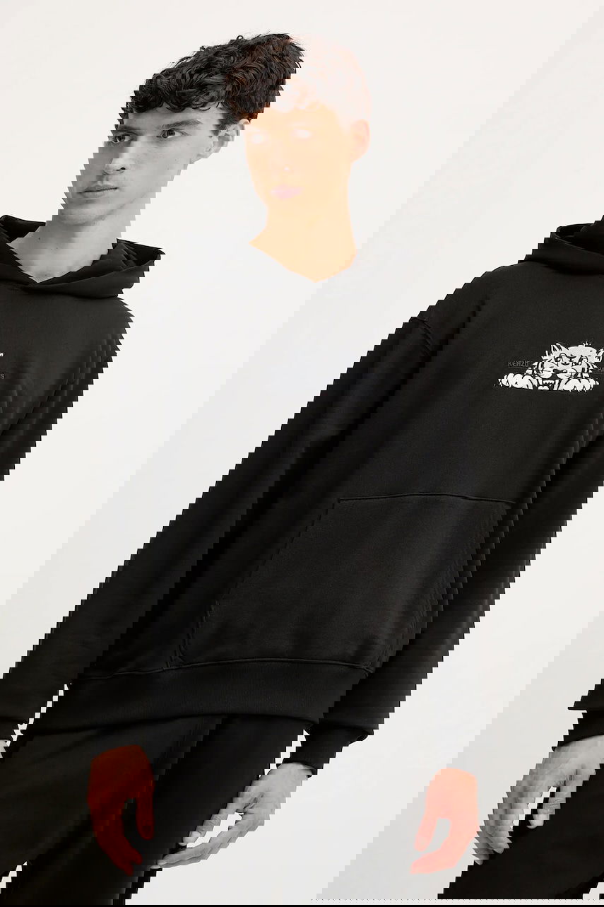 Суитчър KENZO Kenzo Hoodie with Graphic Черно | FF65HO2534MF, 0