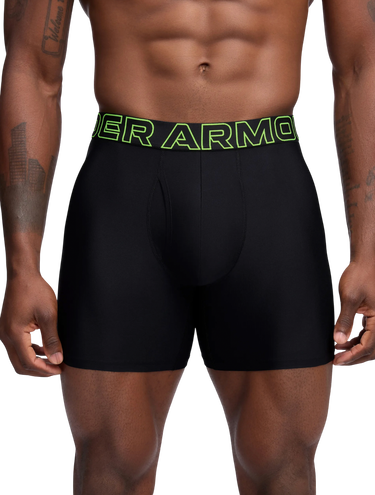 Боксерки Under Armour Performance Tech Mesh 6-Inch 3-Pack Boxer Briefs Черно | 1383884-005, 3