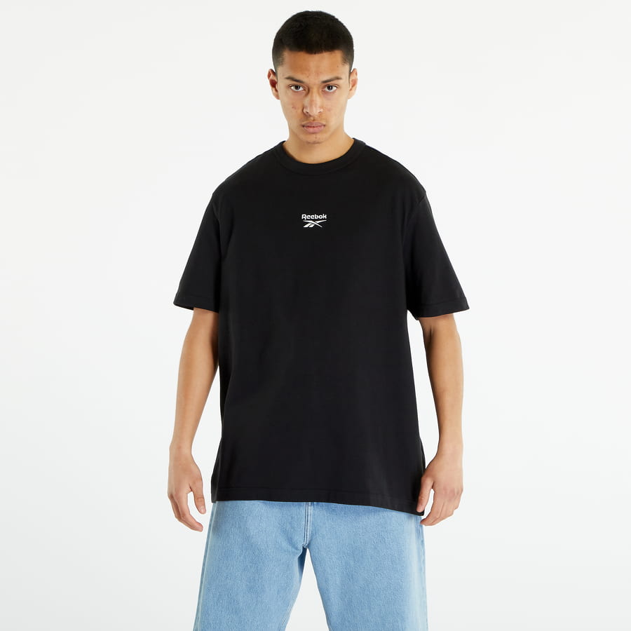 Тениска Reebok Classics Small Vector T-Shirt Черно | HS7153, 0