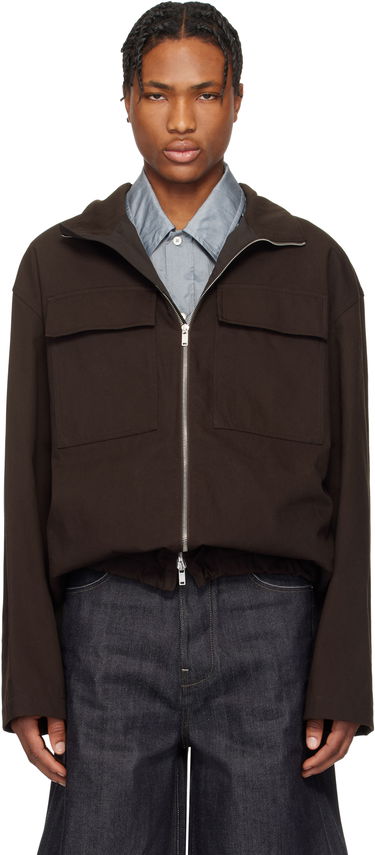 Яке Jil Sander Jil Sander Sportswear Zip-Up Jacket Кафяво | J47SW0006_J45267, 0