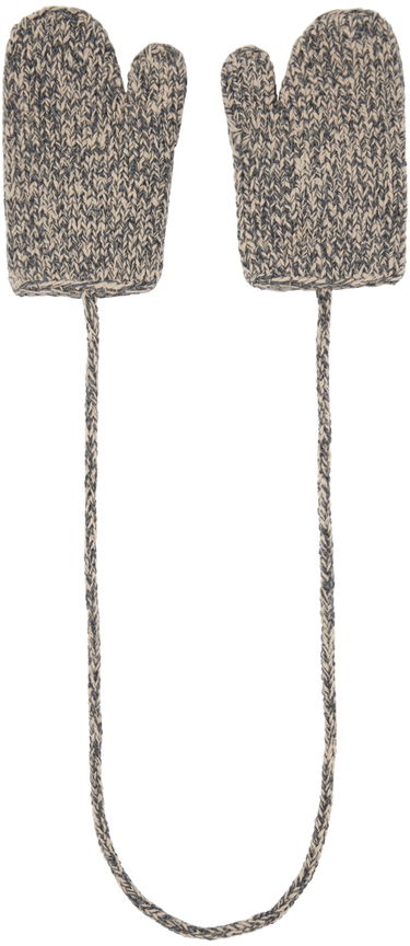 Ръкавици Maison Margiela Shetland Wool Mittens Сиво | S50TS0043 M13067, 1