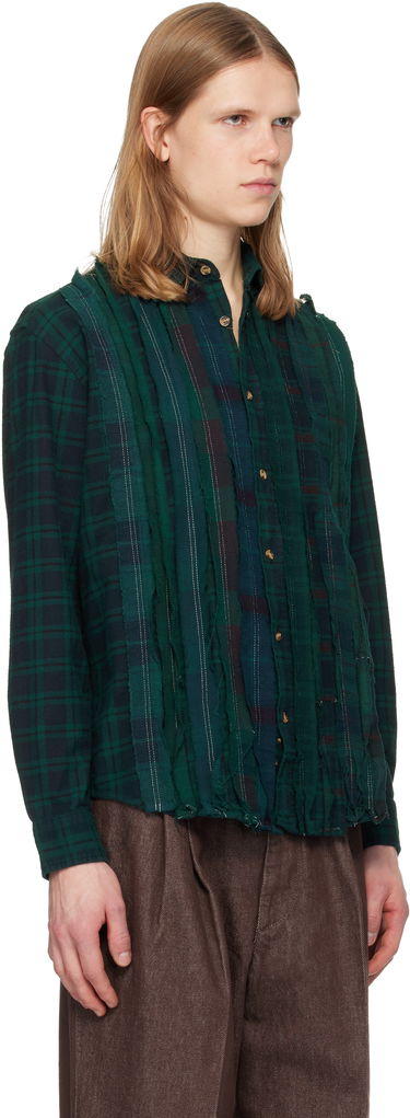 Риза Needles Distressed Patchwork Flannel Shirt Многоцветен | QV402, 4