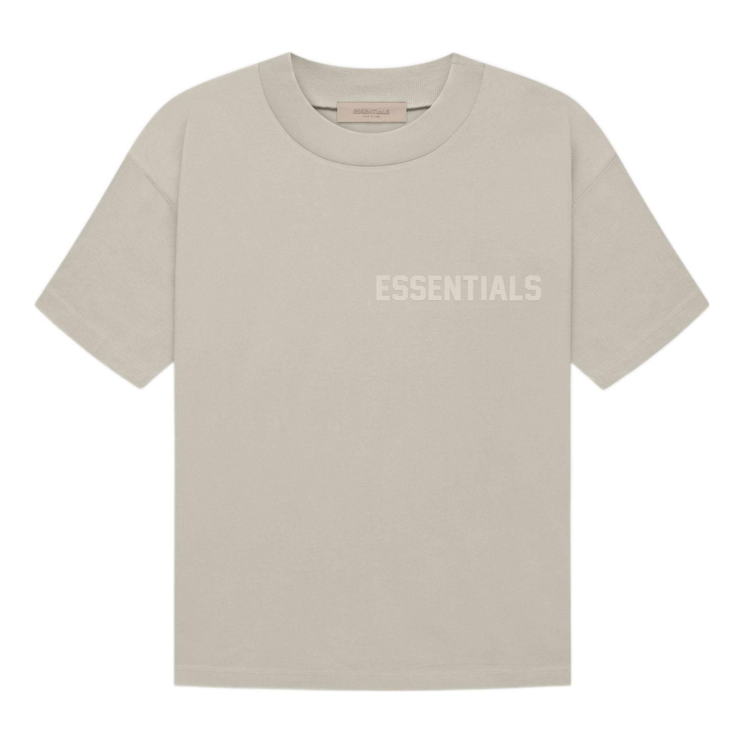 Тениска Fear of God Essentials Short Sleeve T-Shirt Бежово | FOG-FW22-110, 0