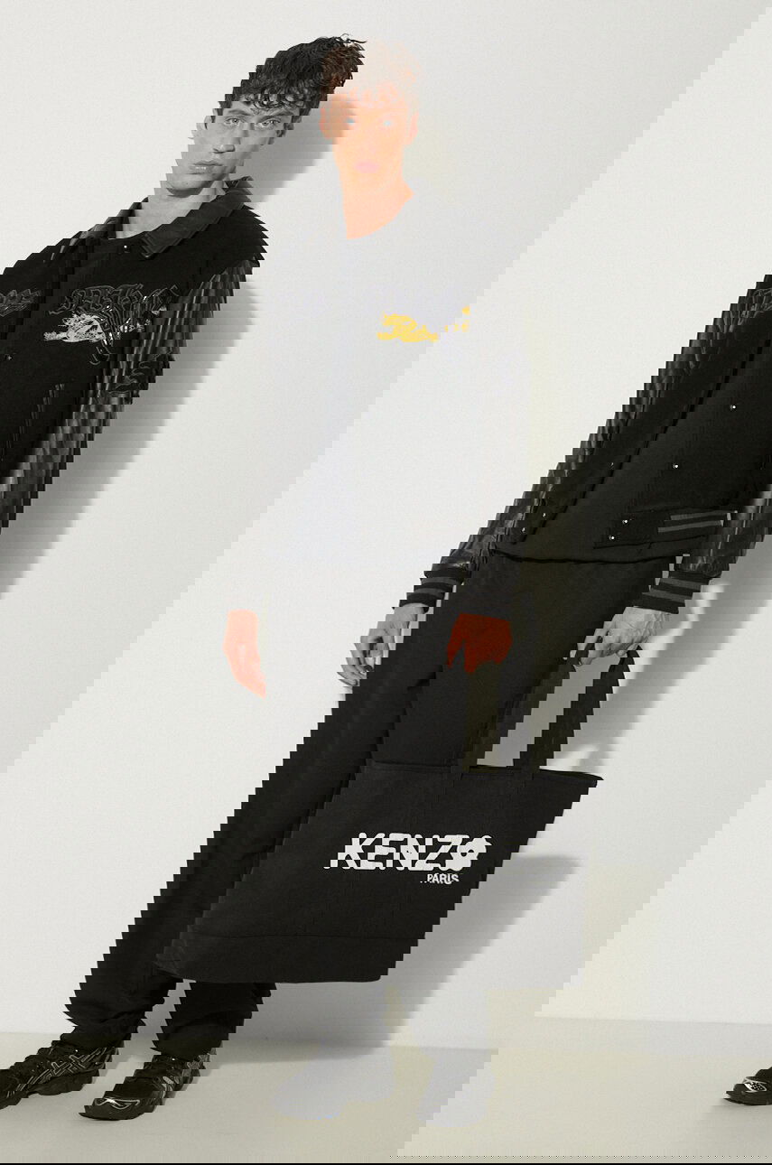 Суитчър Awake NY Awake NY Awake Crewneck Cotton Sweatshirt with Logo Черно | SP24.CN002, 1