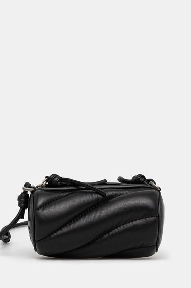 Чанта през рамо Fiorucci Black Leather Crossbody Bag Черно | U01FMASL005LE04BK01, 0