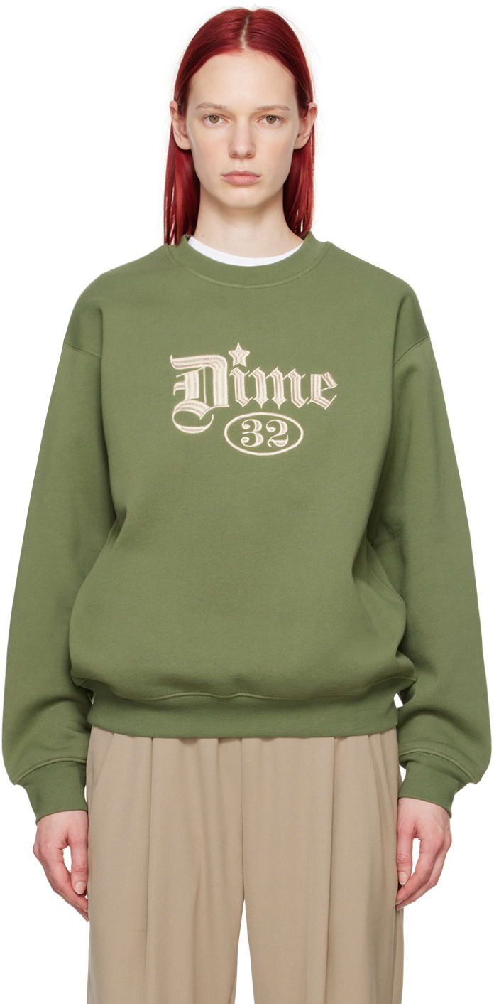 Суитчър Dime Khaki Exe Sweatshirt Зелено | DIMESP2416GRN