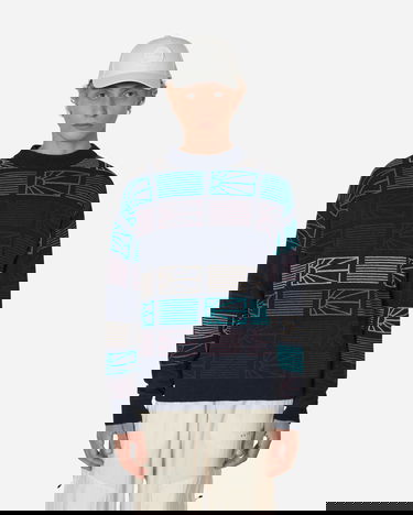 Пуловер PACCBET Logo Crewneck Sweater Синьо | PACC11N003 2, 1
