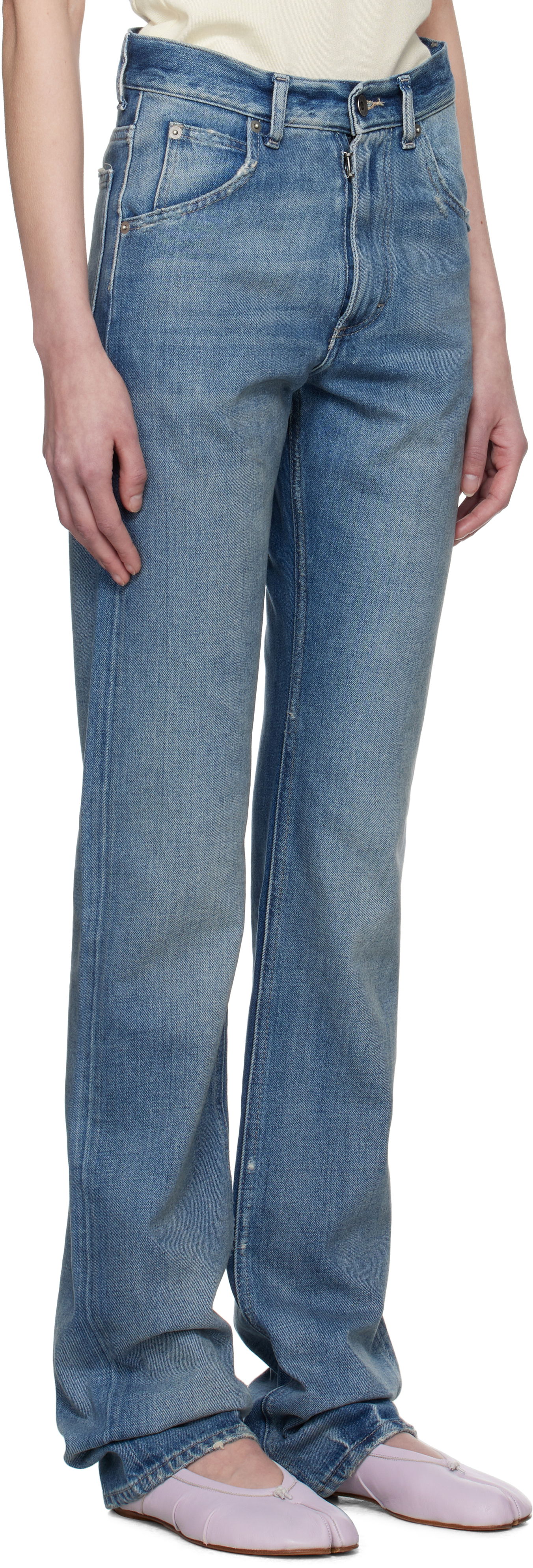 Дънки Maison Margiela Maison Margiela 5 Pockets Jeans Синьо | S51LA0177 S30383, 1