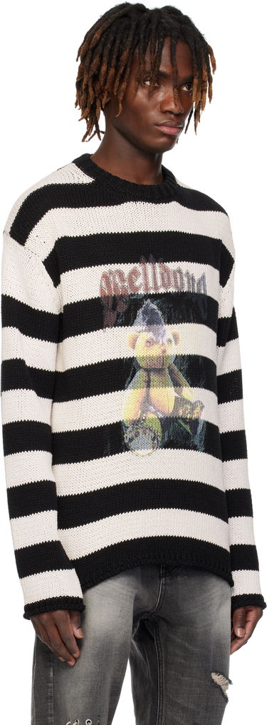 Пуловер We11done We11done Punk Teddy Striped Sweater Многоцветен | WD-KT0-25-655-U-IV, 1
