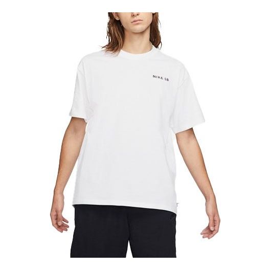 Тениска Nike SB SB Knit Skate T-Shirt Бяло | DD1305-100