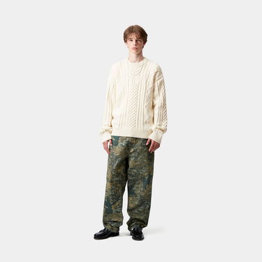 Пуловер Carhartt WIP Carhartt WIP Shawn Cable Knit Sweater Бяло | I035418_7, 2