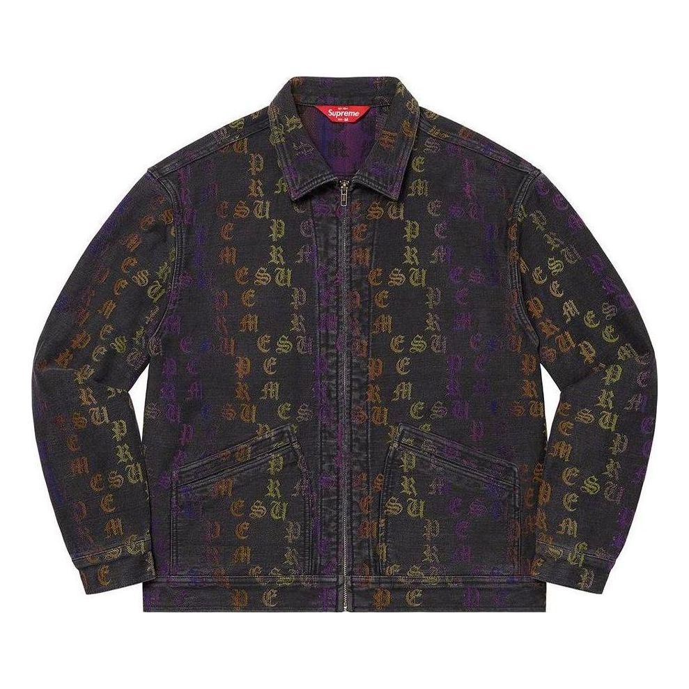 Яке Supreme Gradient Jacquard Denim Work Jacket Черно | SUP-SS22-711, 0