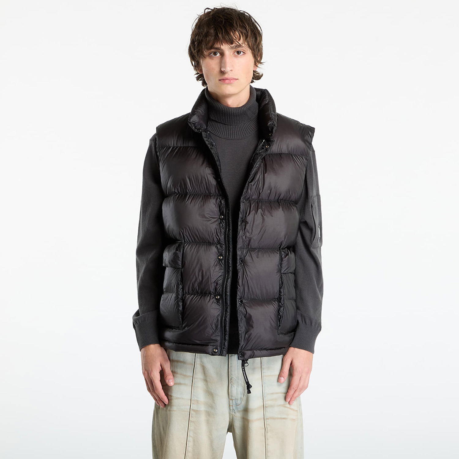 Жилетка C.P. Company D.D. Shell Down Gilet Black Черно | 19CMVE192A110416A-999, 0