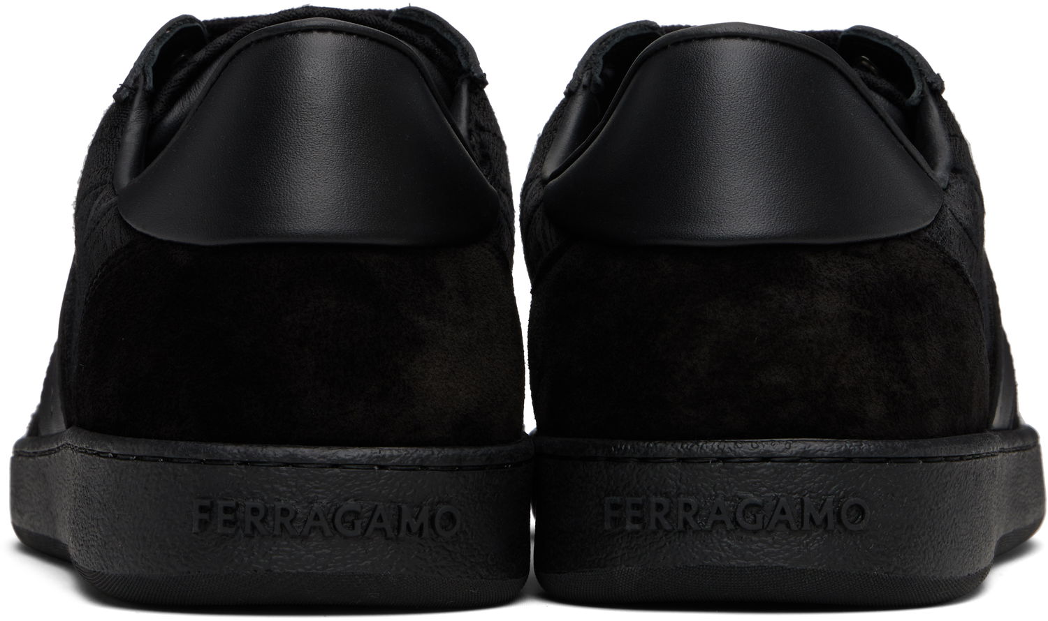 Облекло FERRAGAMO Ferragamo Signature Low-Top Черно | 779044, 1