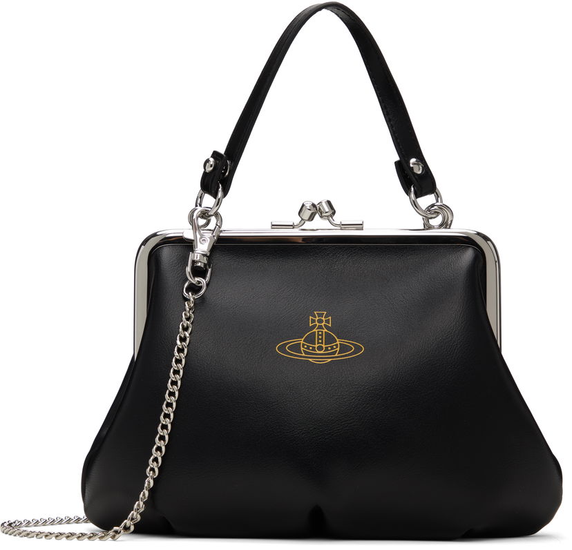 Дамска чанта Vivienne Westwood Vivienne Westwood Granny Frame Bag Черно | 4B010016W-S0027-
