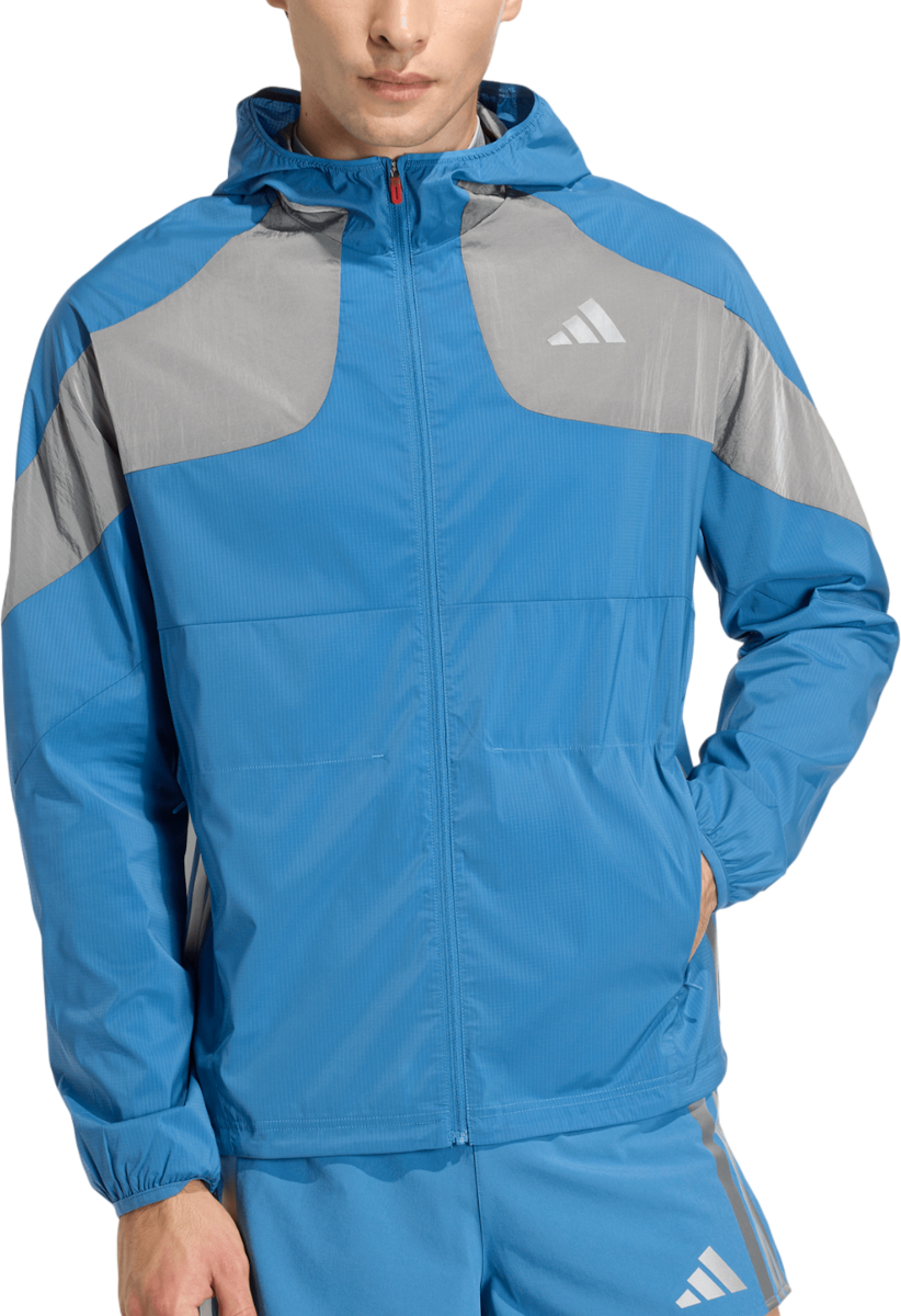 Ветровка adidas Originals Adizero Ekiden Reflective Hooded Jacket Синьо | kb1492