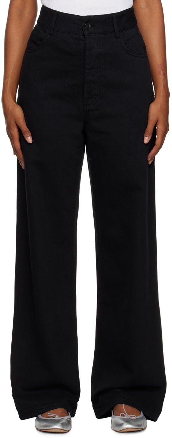 Дънки Baserange Baserange Navalo Wide-Leg Trousers Черно | TRNA-COB-WI23, 0