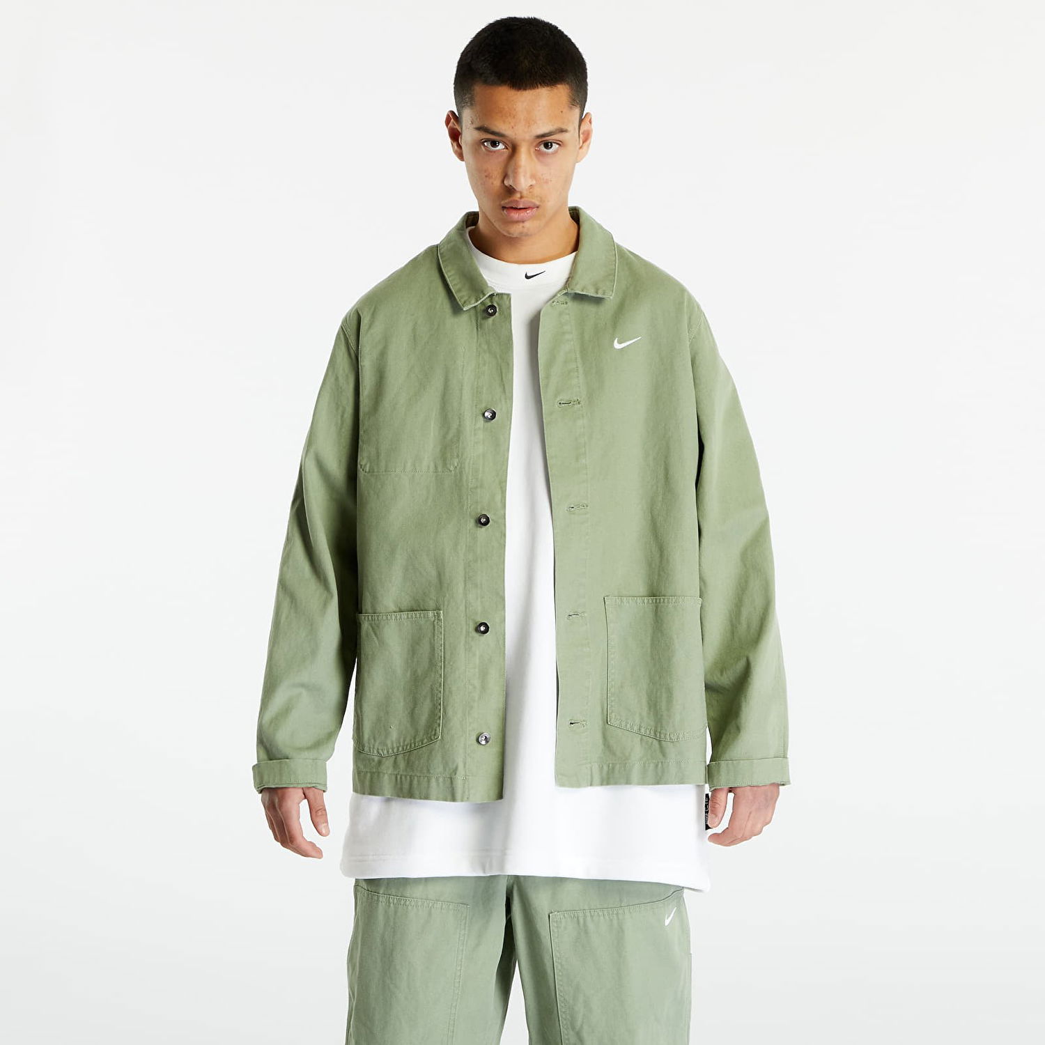 Риза Nike Unlined Chore Overshirt Зелено | DQ5184-386, 0