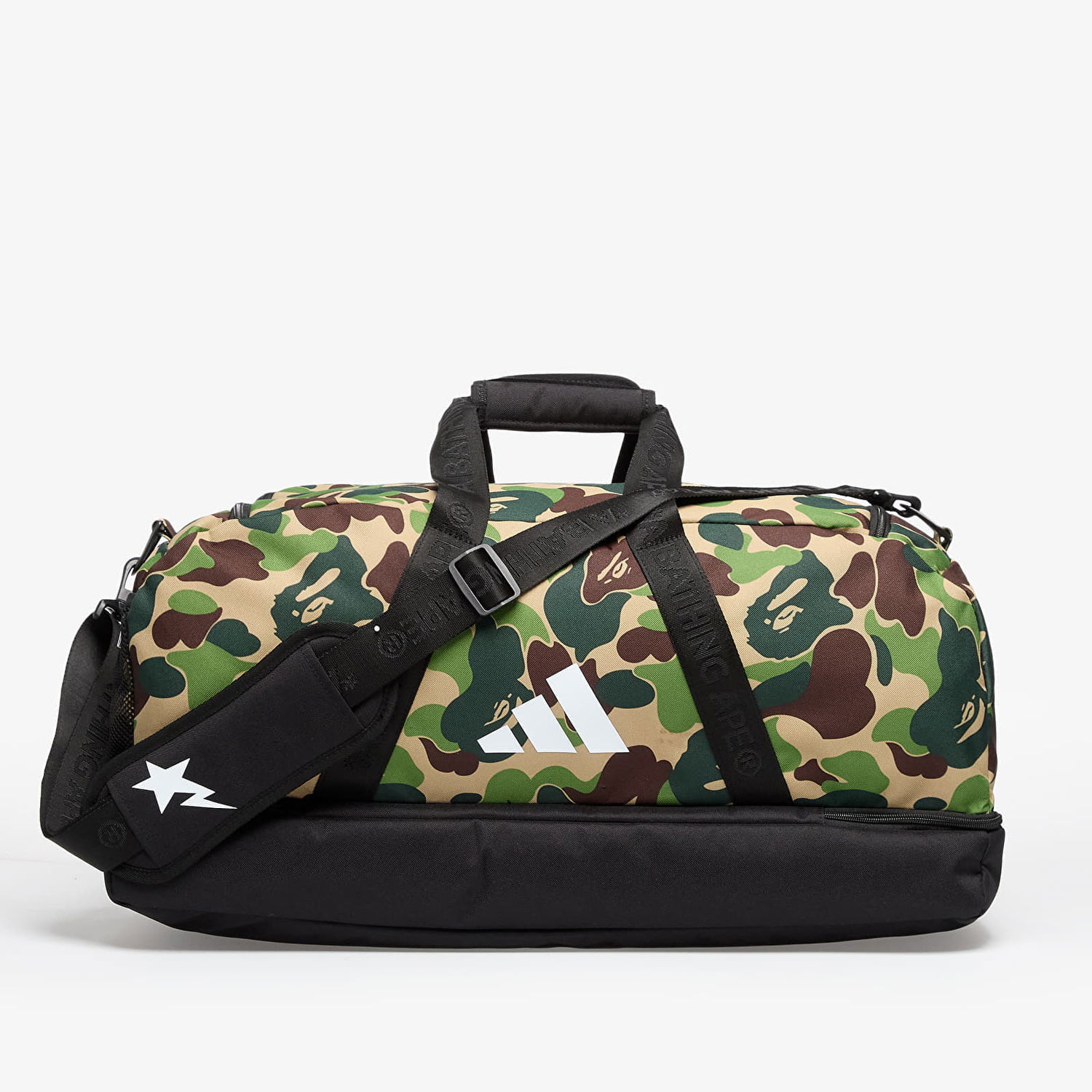 Чанта за пътуване adidas Originals BAPE Duffle Bag Зелено | JY8236, 0