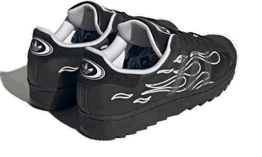 Кецове и обувки adidas Originals x No Sleep Rave Club Superstar "Ripple Core Black" Черно | ID2176, 1
