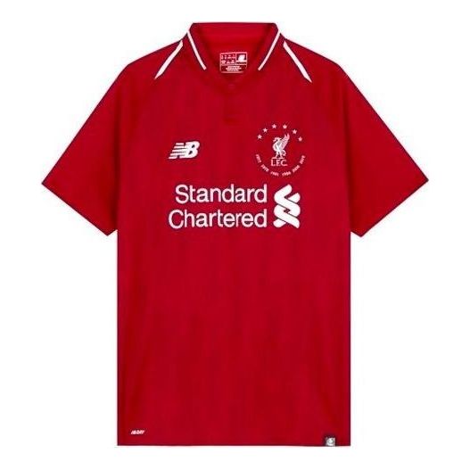 Поло тениска New Balance Liverpool FC Signature T-Shirt Червено | MT930501-HME