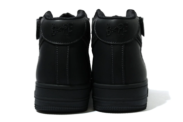 Кецове и обувки BAPE Military Sta Mid "Black" Черно | 1H30191006 BLK, 2