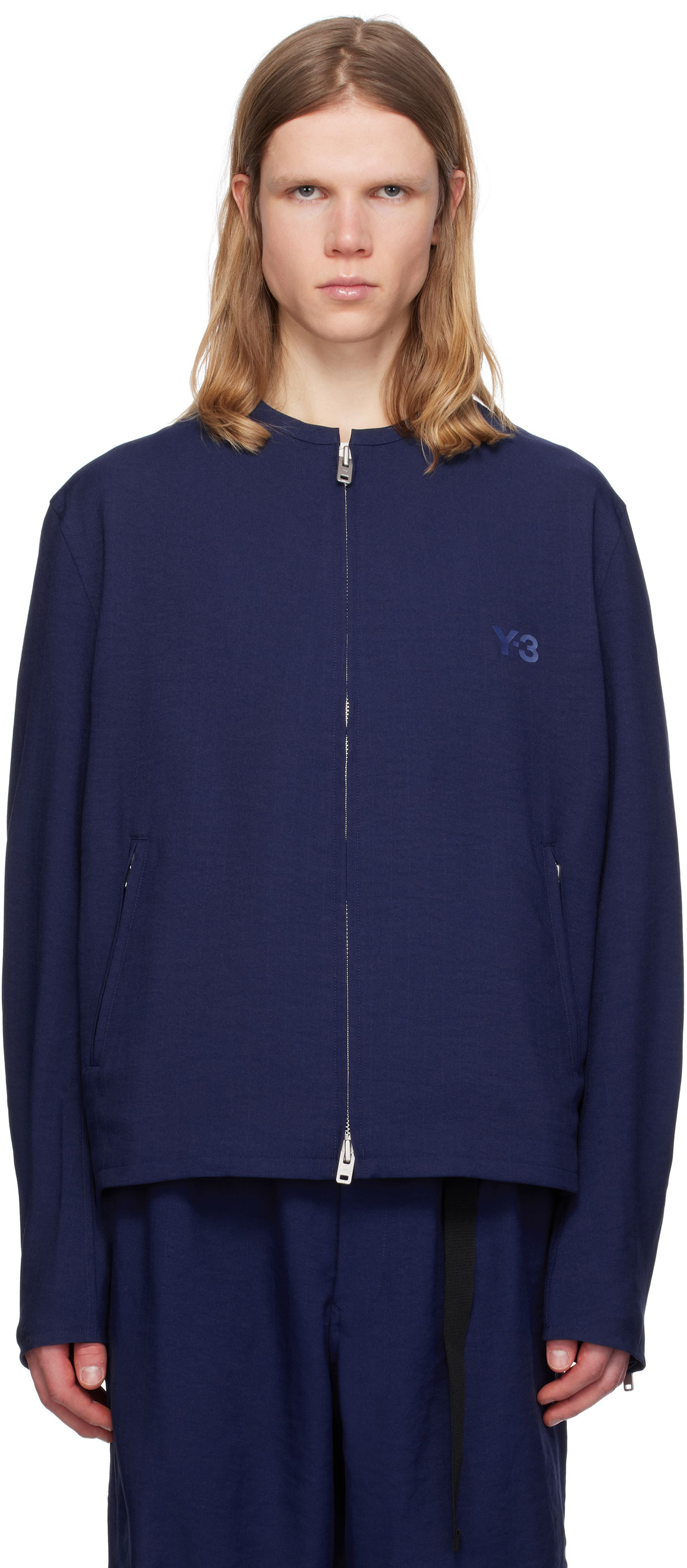 Яке бомбър Y-3 Y-3 Sport Uniform Jacket Тъмно синьо | JM7795, 0