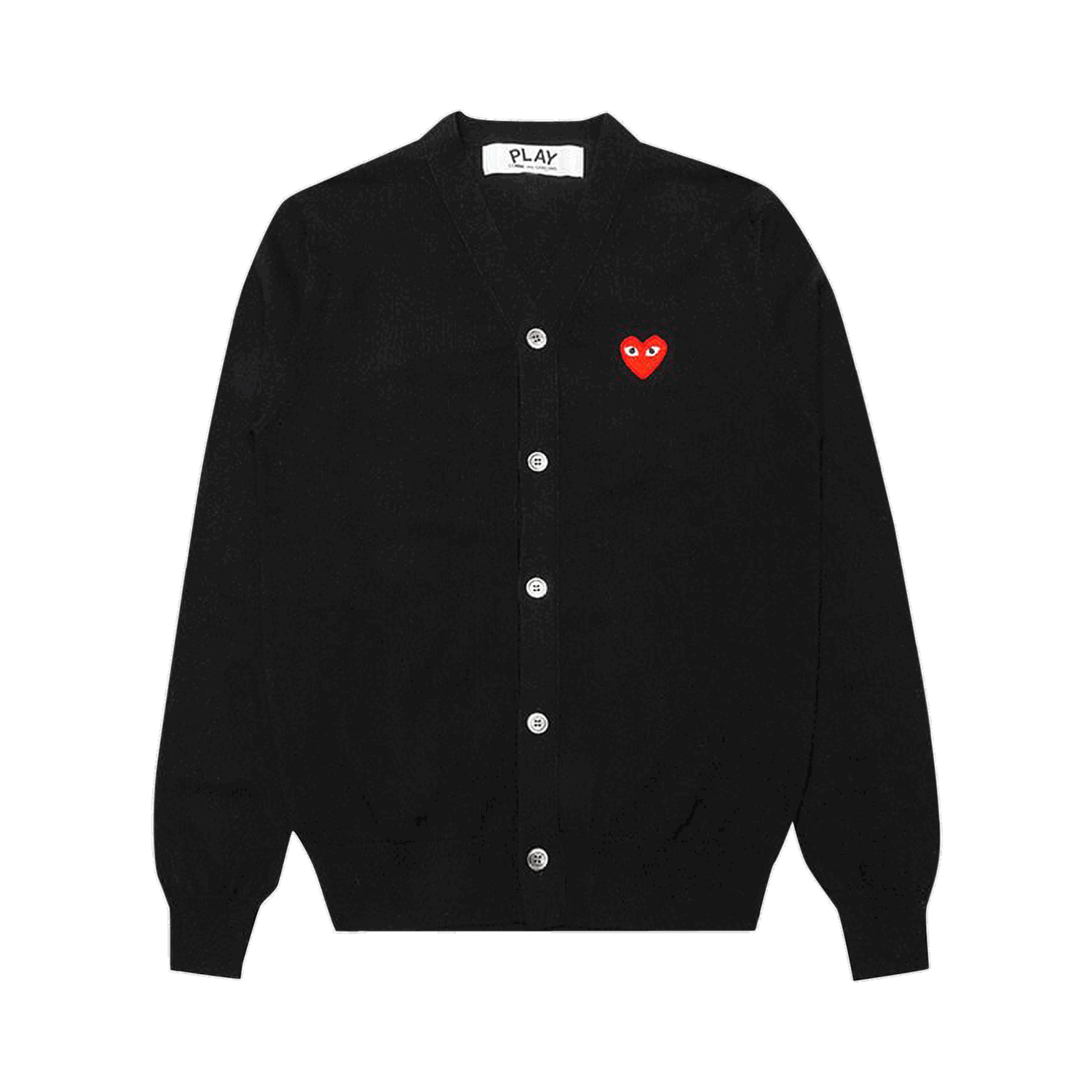 Пуловер Comme des Garçons PLAY Knit Cardigan Черно | AZ N008 051 1, 0