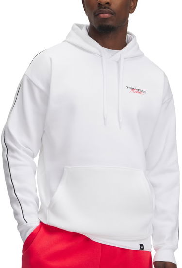 Суитчър Under Armour Project Rock Icon Fleece Hoodie Бяло | 1389916-100, 0