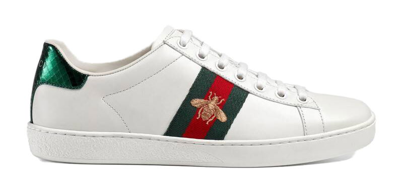 Кецове и обувки Gucci Ace 'Bee' (W) Бяло | 431942 A38G0 9064/‎431942 02JP0 9064, 0