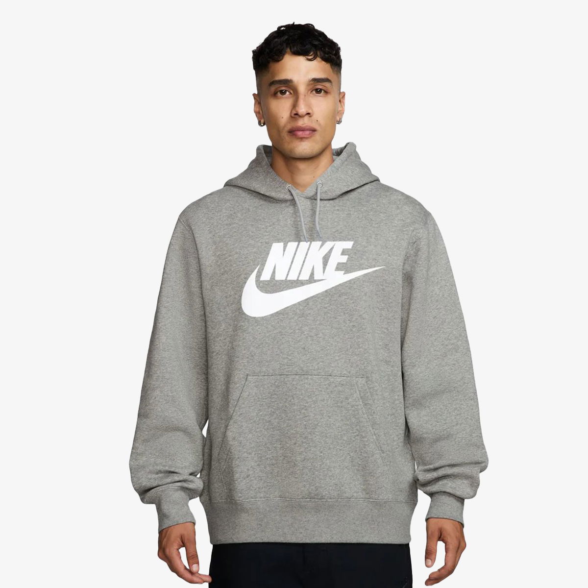 Суитчър Nike Club Graphic Pullover Hoodie Сиво | FN3868-063, 1