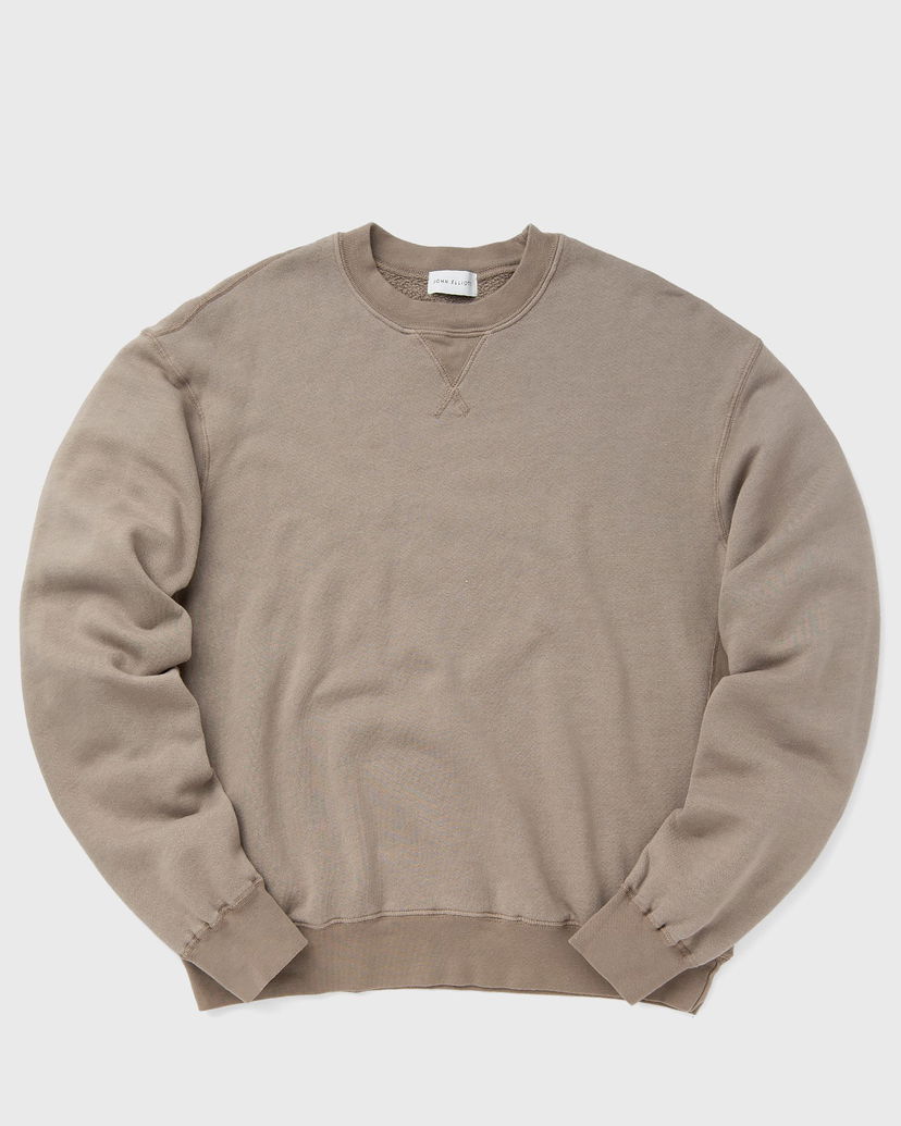 Суитчър John Elliott Vintage Fleece Crew Кафяво | B271D531353A