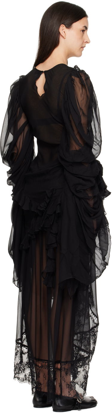 Pокля Collina Strada Collina Strada Simone Angelica Maxi Dress Черно | XX4043, 2